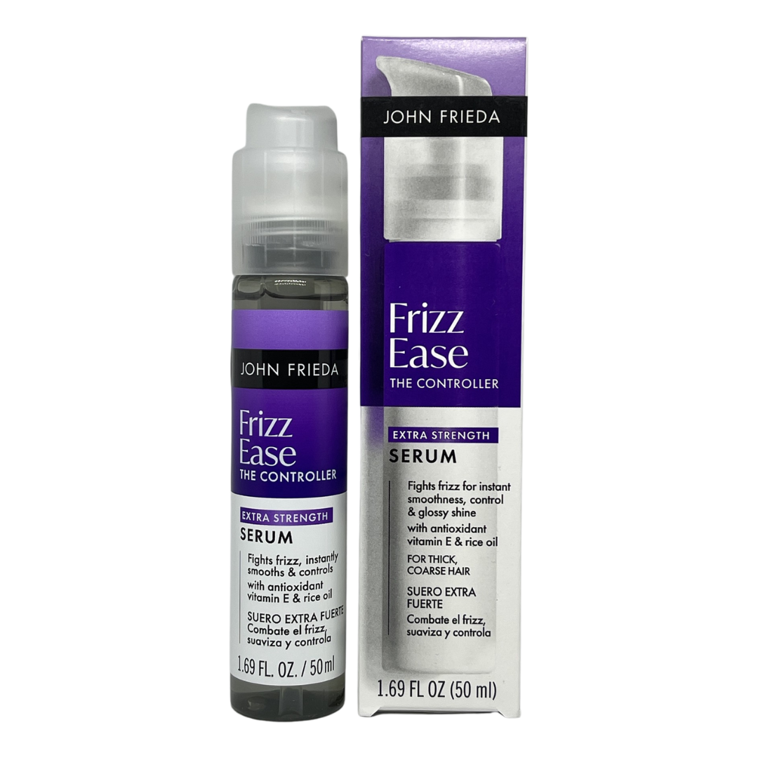 John Frieda Frizz Ease Extra Strength Hair Serum Nourishing Hair Oil For Frizz Control 1.69 Fl Oz