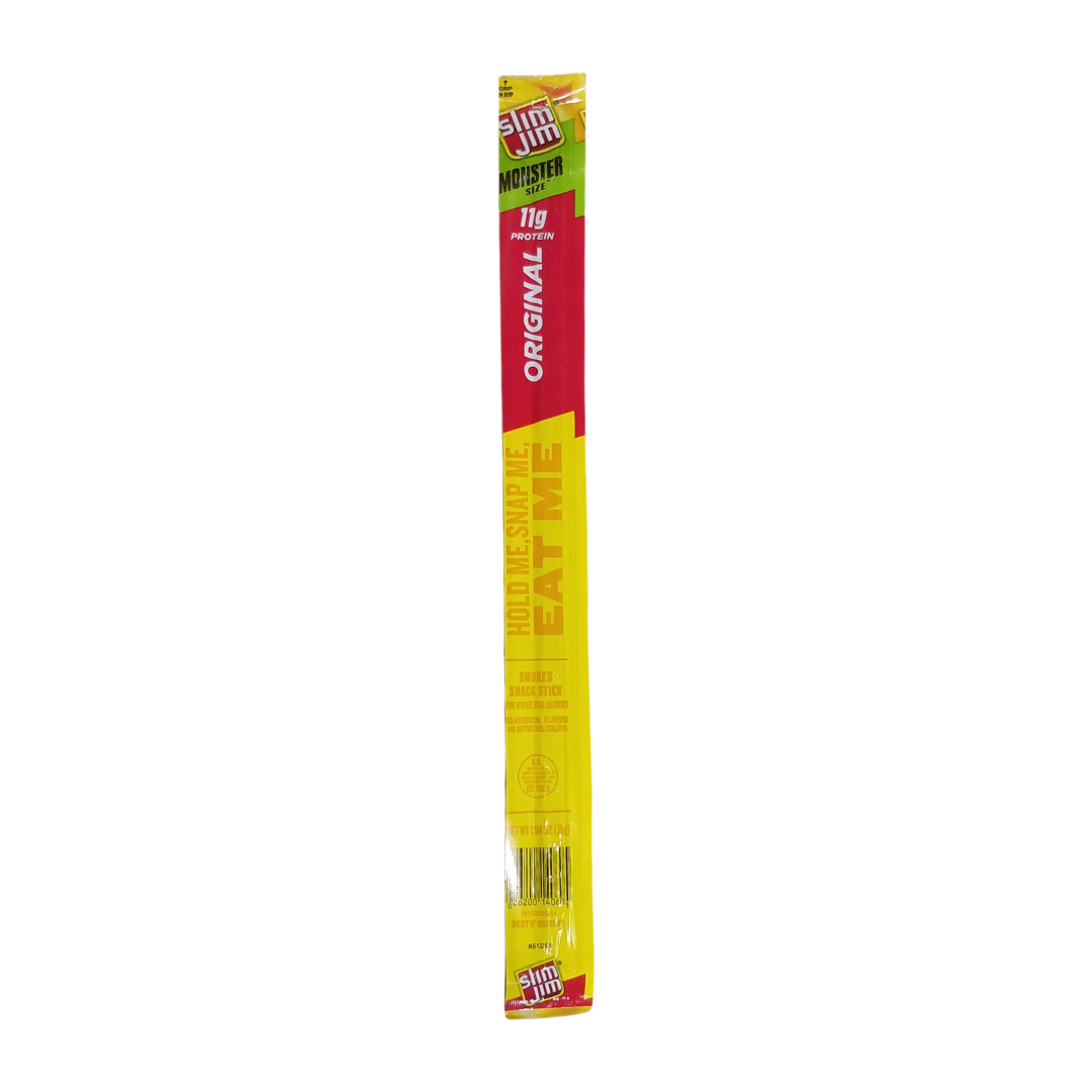 Slim Jim MONSTER Smoked Meat Sticks Original Flavor 1.94 oz