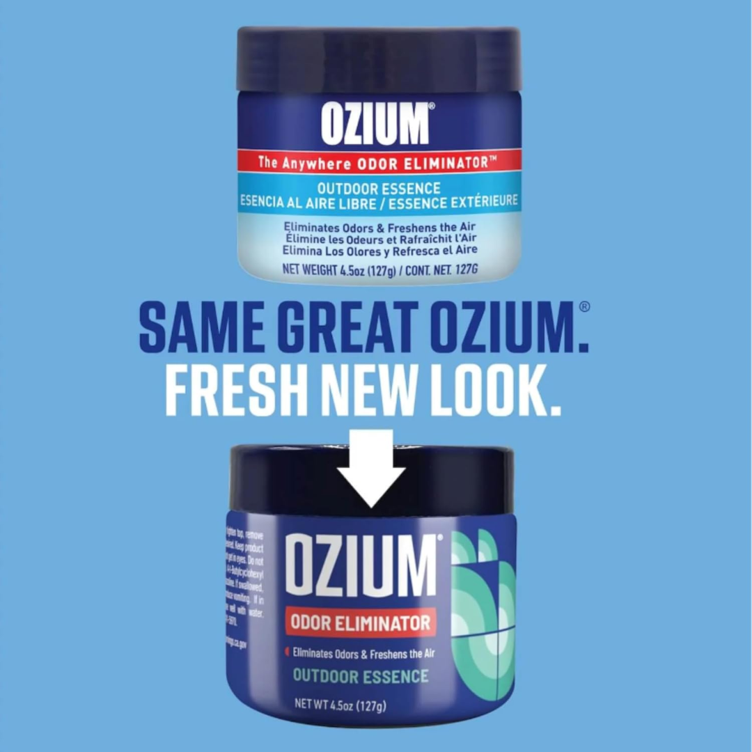 Ozium Odor Eliminator Scent Gel, 4.5 oz (PACKAGING MAY VARY)