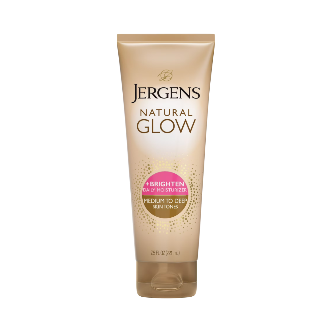 Jergens Natural Glow Daily Moisturizer Medium to Deep Skin Tones, 7.5 oz / 221 ml