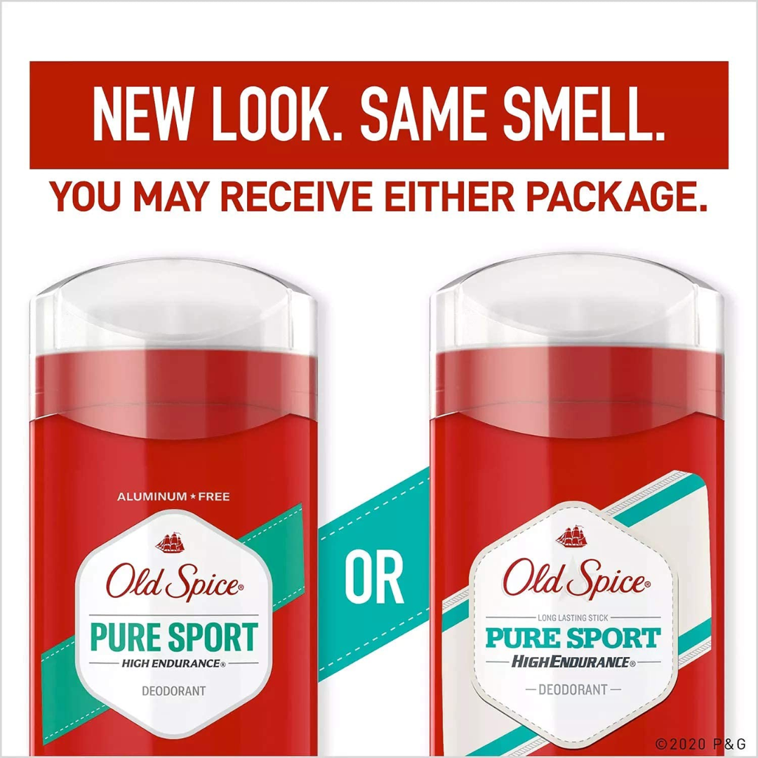 Old Spice Deodorant Stick High Endurance 2.4 Oz (Pure Sport)
