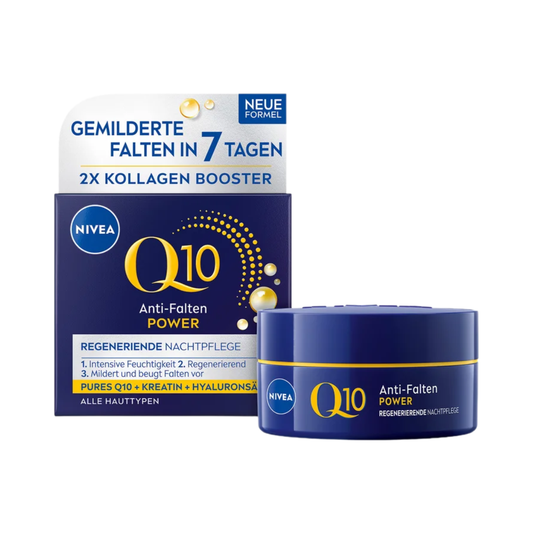 Nivea Q10 Anti-Wrinkle Power Deep Regenerating Night Cream, 50 ml