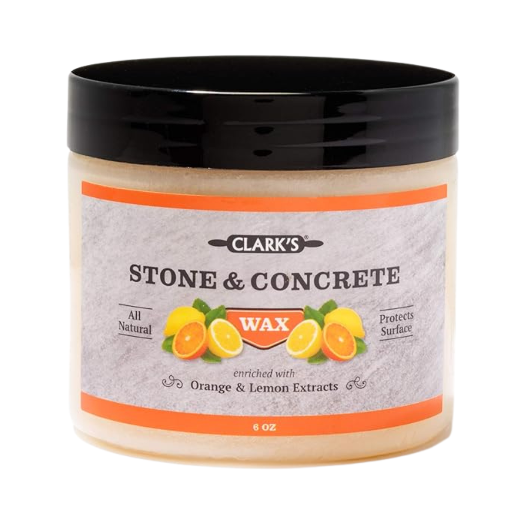 Clark's Stone & Concrete Wax Orange & Lemon Extracts 6 oz