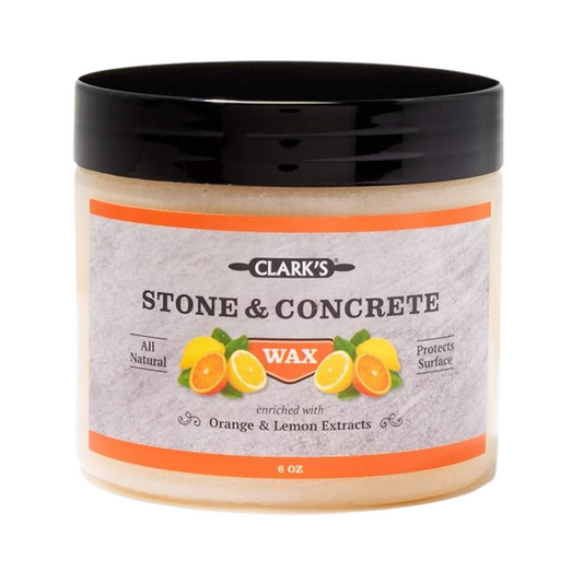 Clark's Stone & Concrete Wax Orange & Lemon Extracts 6 oz