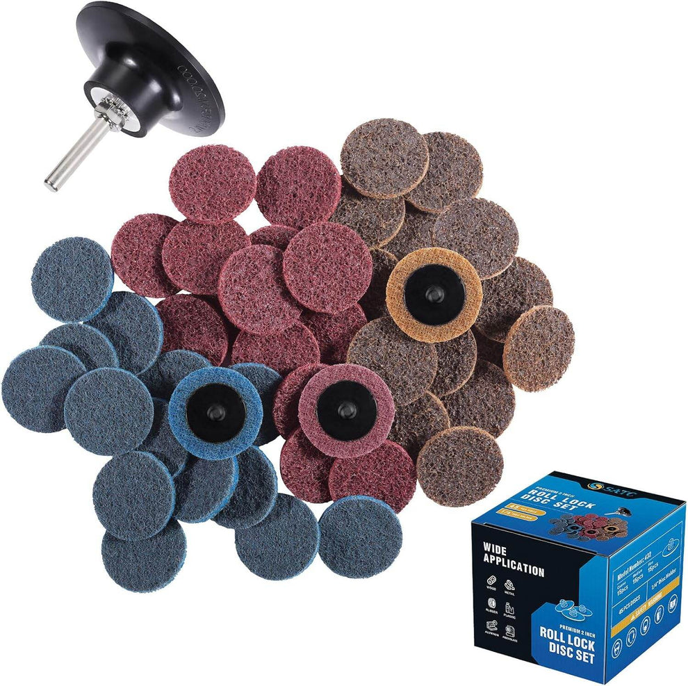 Satc Premium 2 Inch Roll Lock Disc Set with 1/4