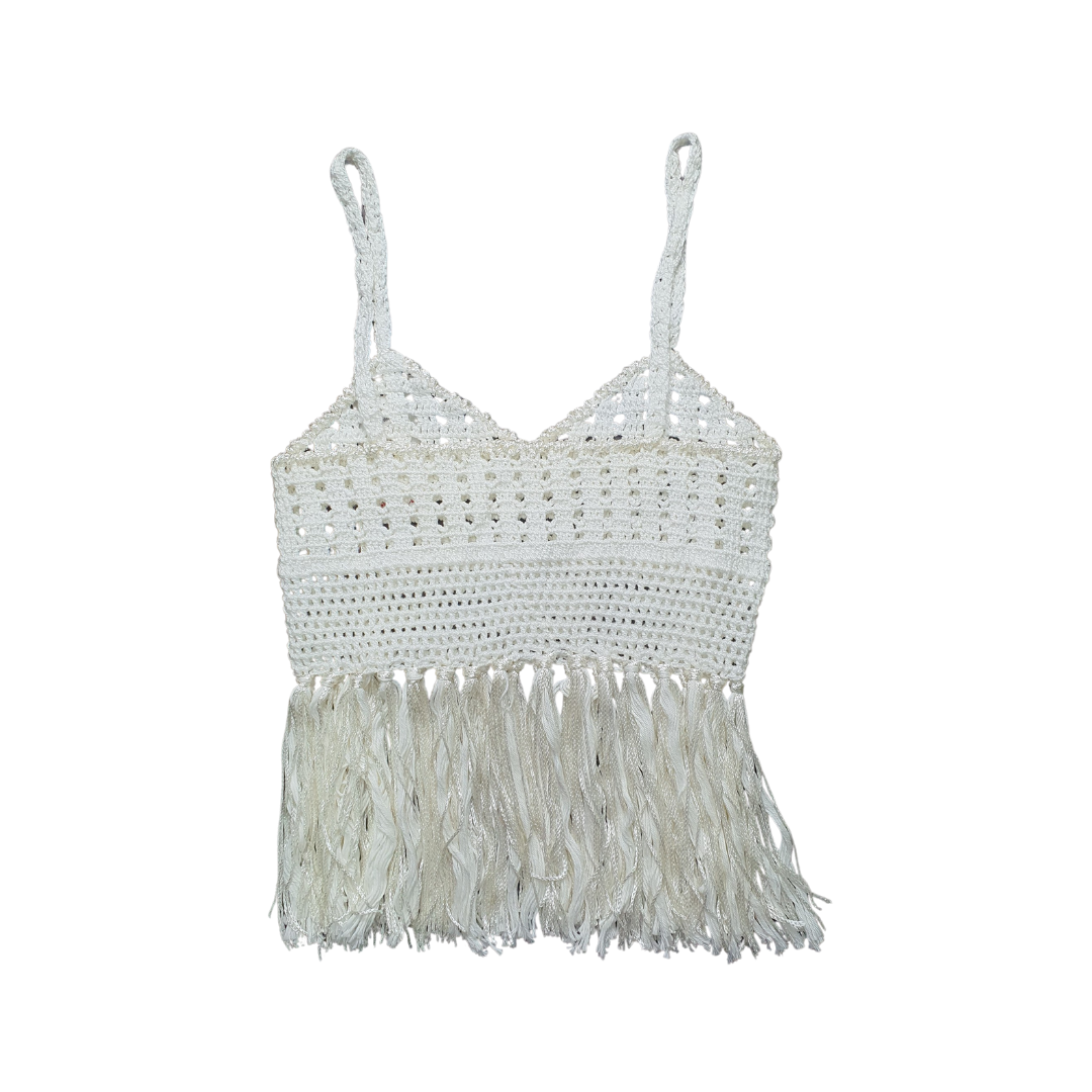 Circulo Anne Crochet Crop Top