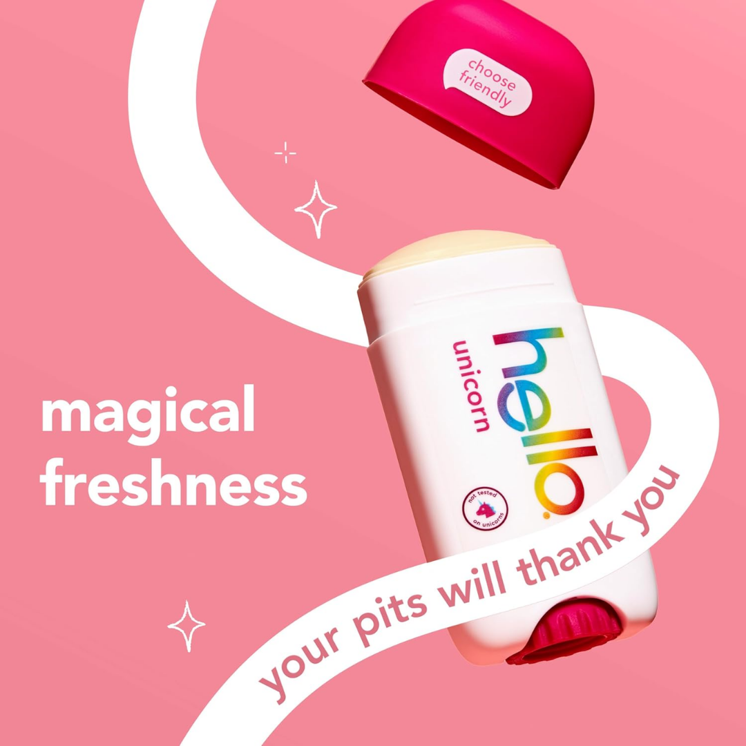 Hello Unicorn 24 hr Deodorant with Shea Butter, 2.6 oz / 73 g