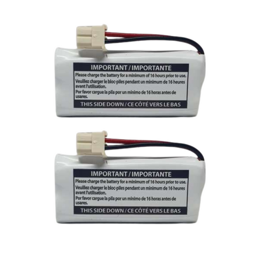 Replacement Battery for Vtech AT&T Cordless Telephones BT162342/BT262342 (2-Pack)