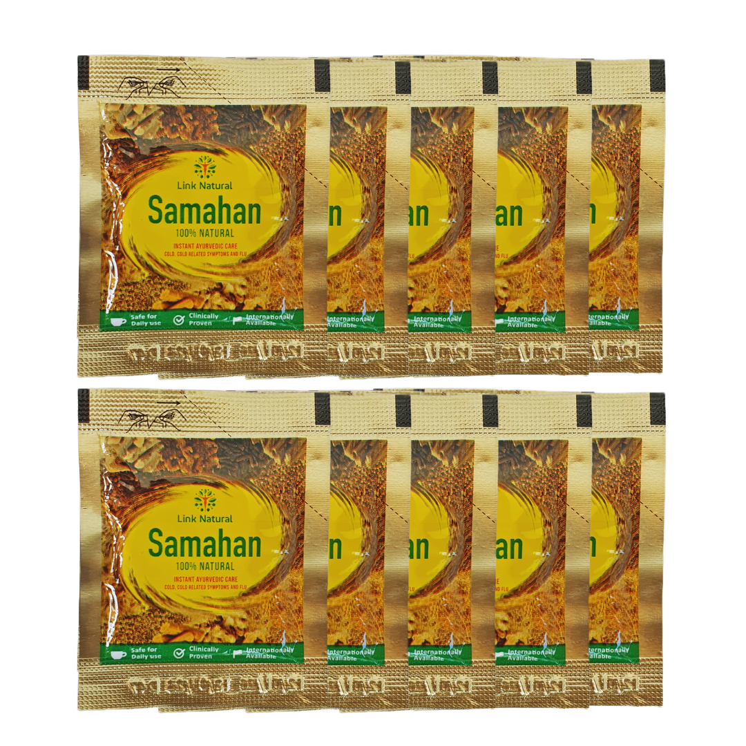 TRIAL PACK Link Natural Samahan Ayurvedic Herbal Tea Supplement 10 Sachets