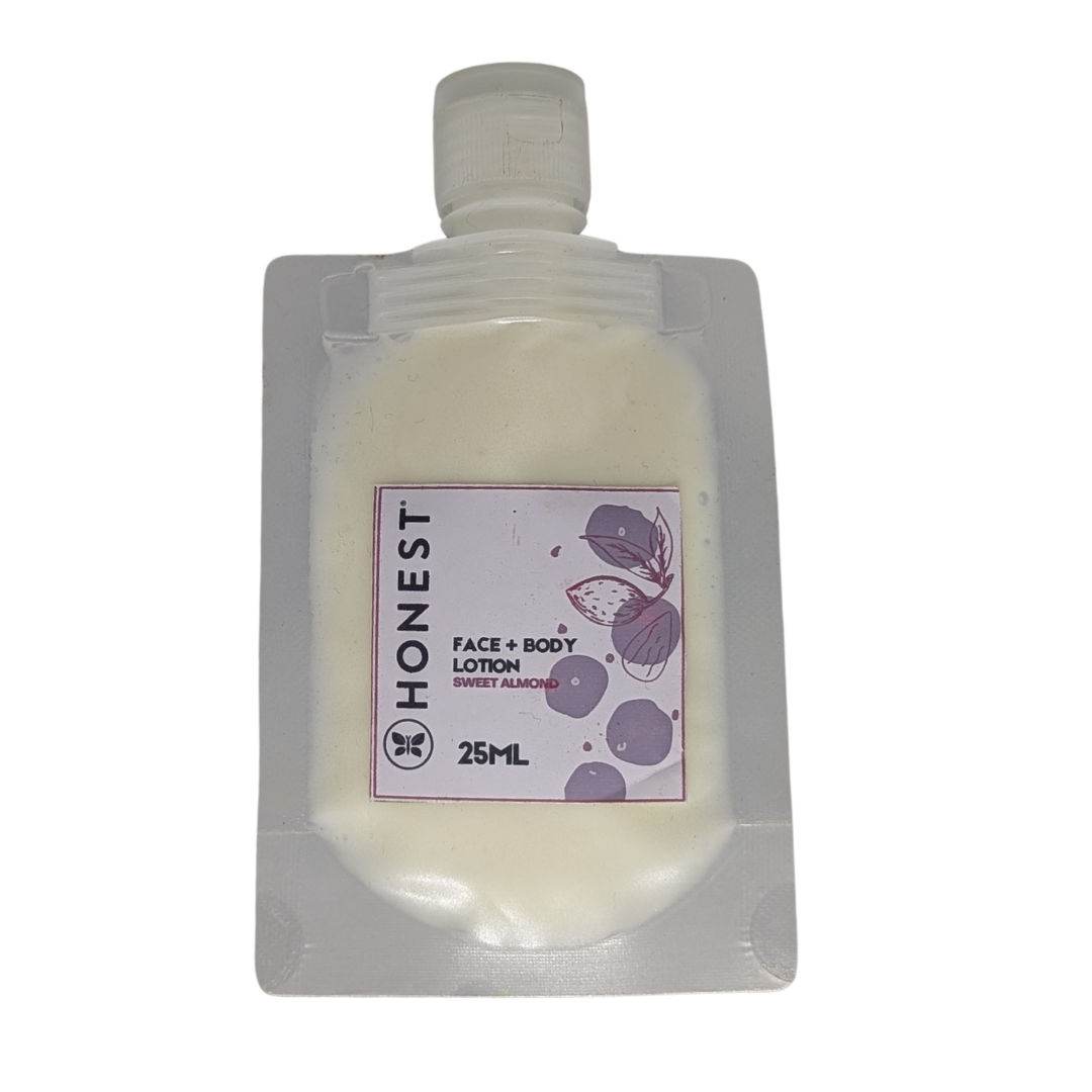 Trial Size The Honest Co. Gently Nourishing Sweet Almond Face + Body Lotion, 25 ml