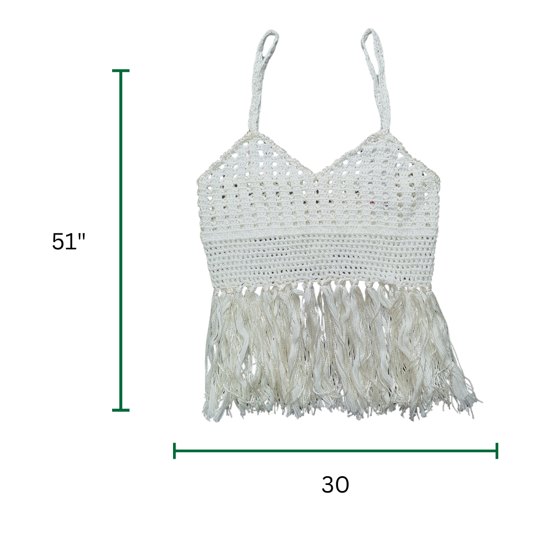 Circulo Anne Crochet Crop Top