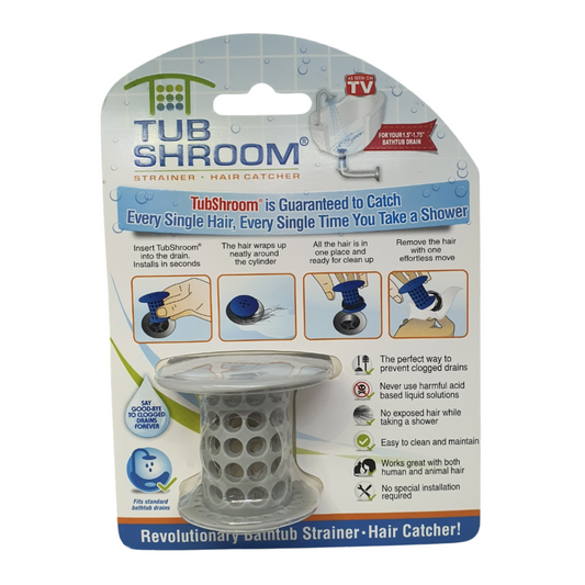 Tub Shroom Strainer Hair Catcher 1.5 Inch 1.75 Inch