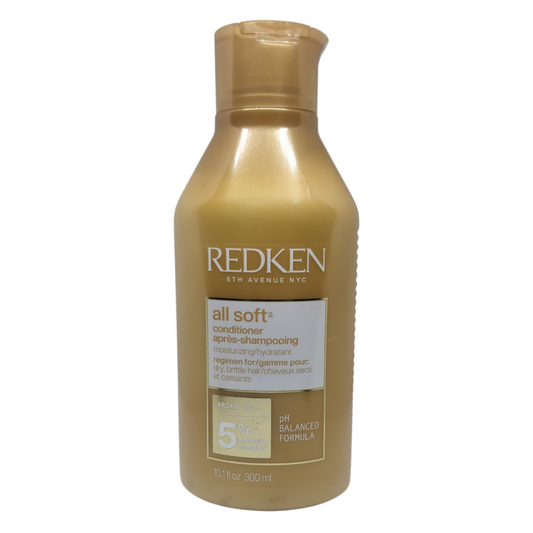 Redken 5th Avenue Nyc All Soft Conditioner Argan Oil+ 5% Moisture Complex 10.1 fl oz (300mL)