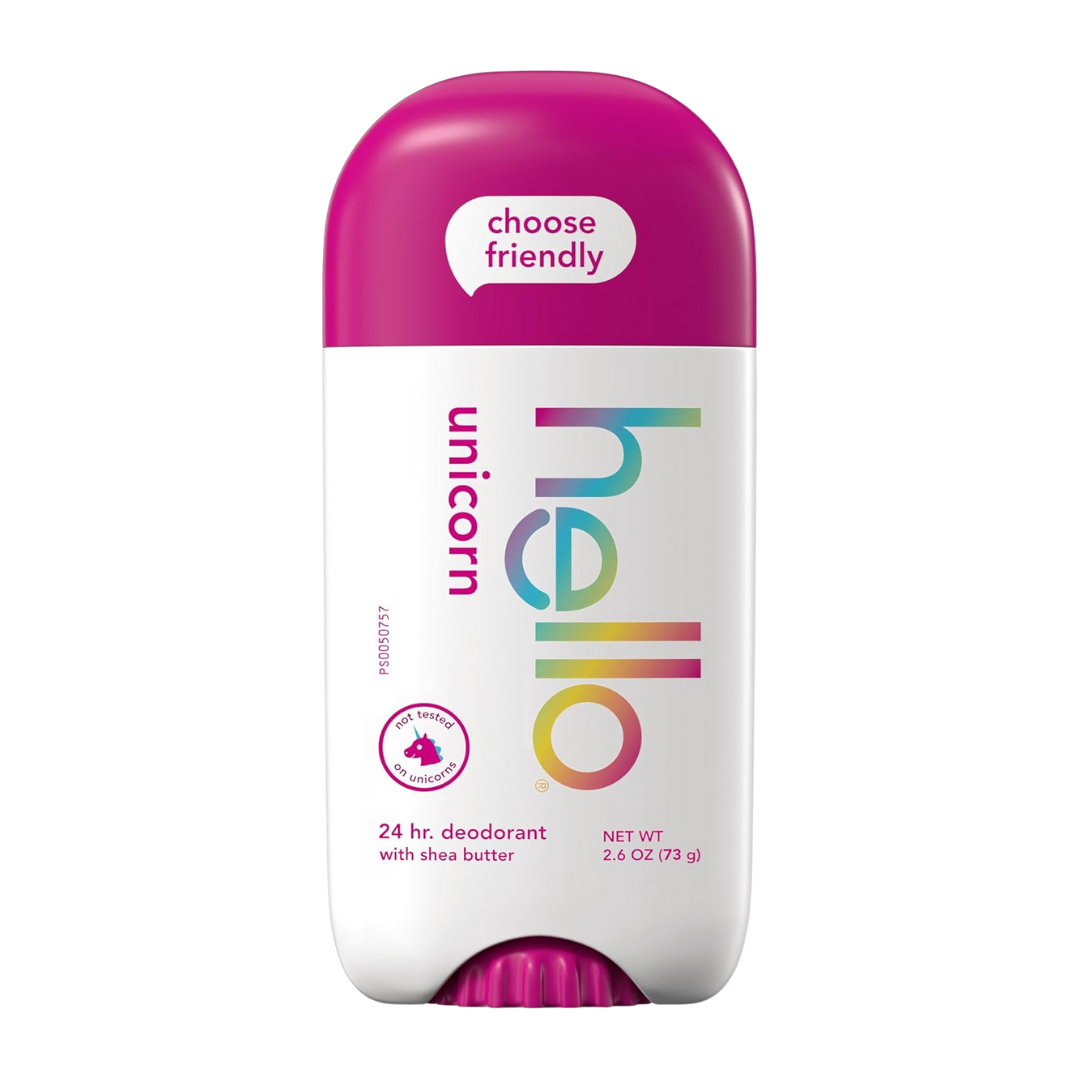 Hello Unicorn 24 hr Deodorant with Shea Butter, 2.6 oz / 73 g