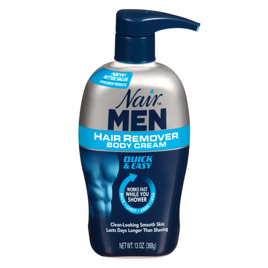 Nair Men Hair Remover Body Cream Quick & Easy Clean Looking Smooth Skin - 368g