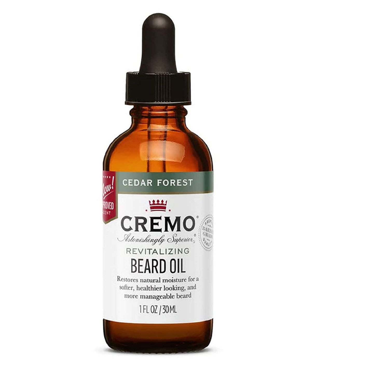 Cremo Revitalizing Beard Oil Cedar Forest 1 Fl Oz / 30ml