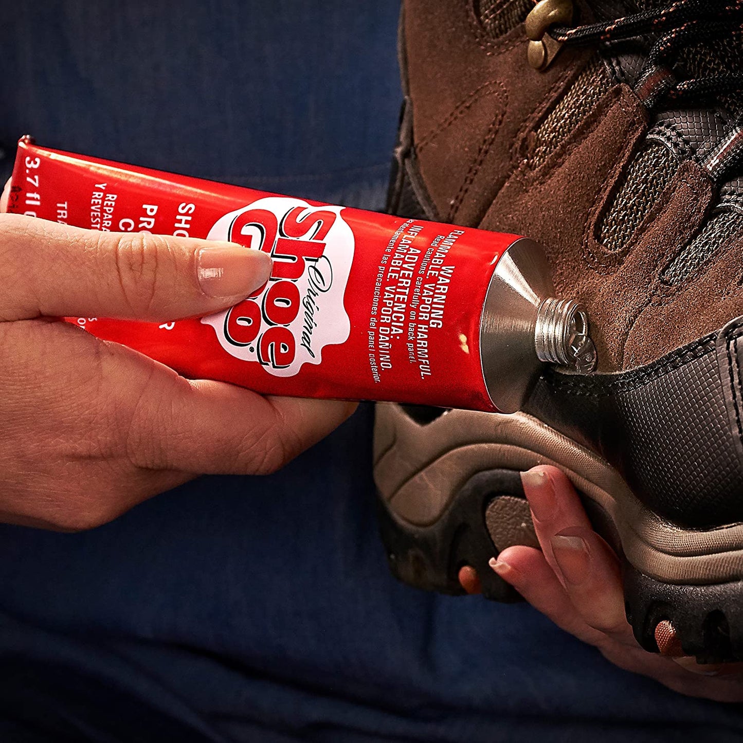 Shoe Goo Shoe Repair & Protective Coating, Clear, 3.7 fl.oz / 109.4 ml