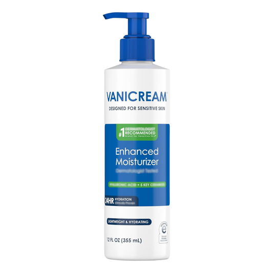 Vanicream Enhanced Moisturizer for Sensitive Skin, 12 oz / 355 ml