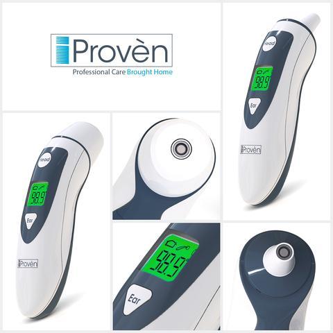 Medical Ear Thermometer with Forehead Function - iProven DMT-489 - Upgraded Infrared Lens Technology for Better Accuracy