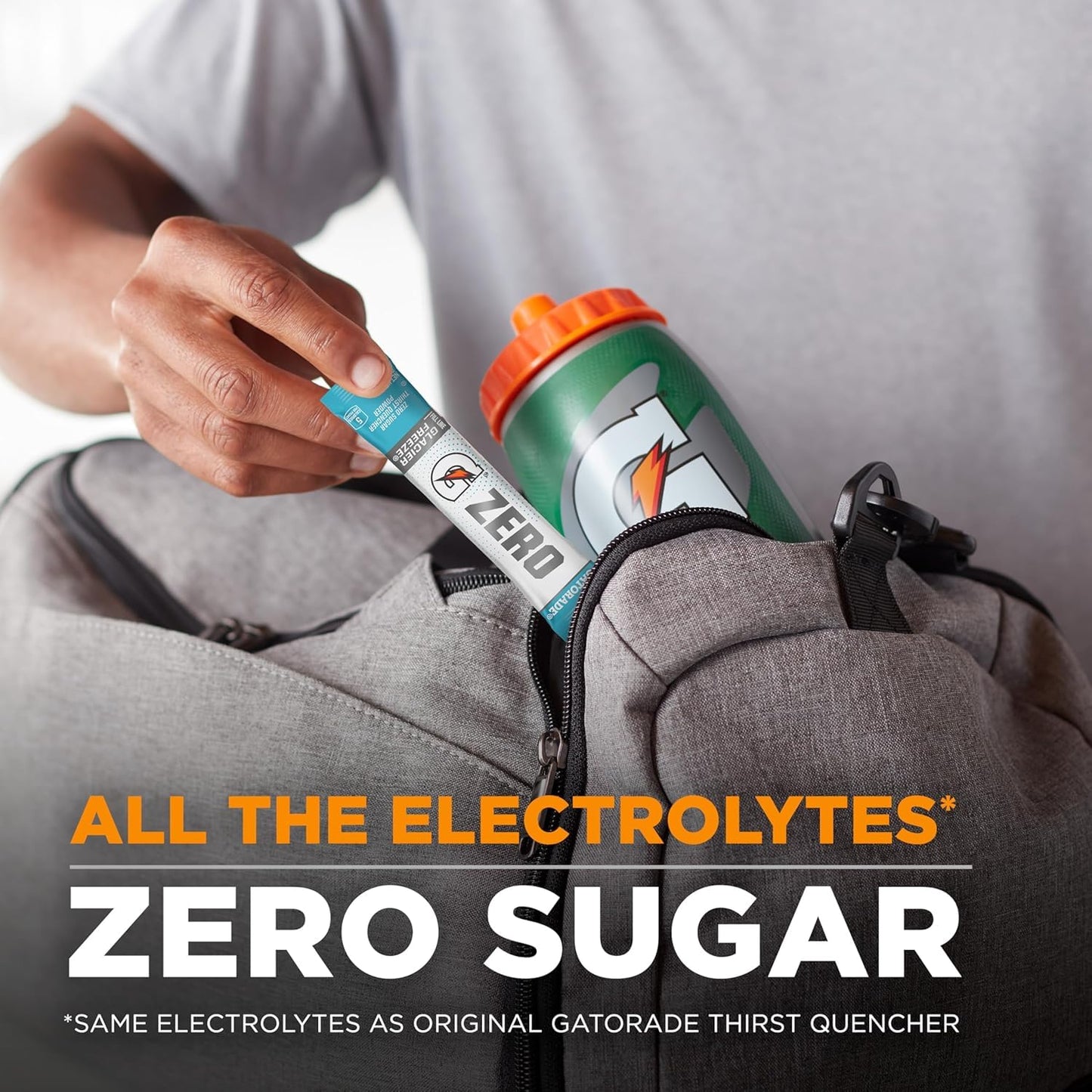Gatorade G Zero Thirst Quencher Electrolyte Powder Glacier Freeze 3g, 10 Packets
