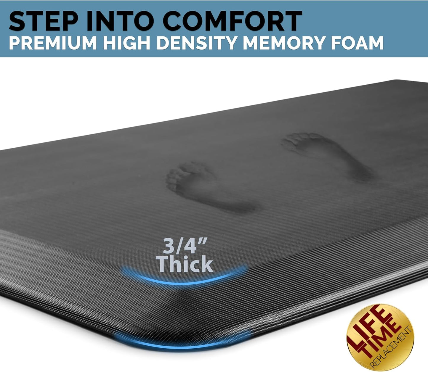 ComfiLife Anti Fatigue Comfort Floor Mat, 20 X 32 - Black