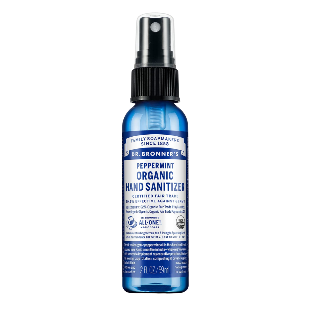 Dr. Bronners Organic Hand Sanitizing Spray, 2 oz / 59 ml