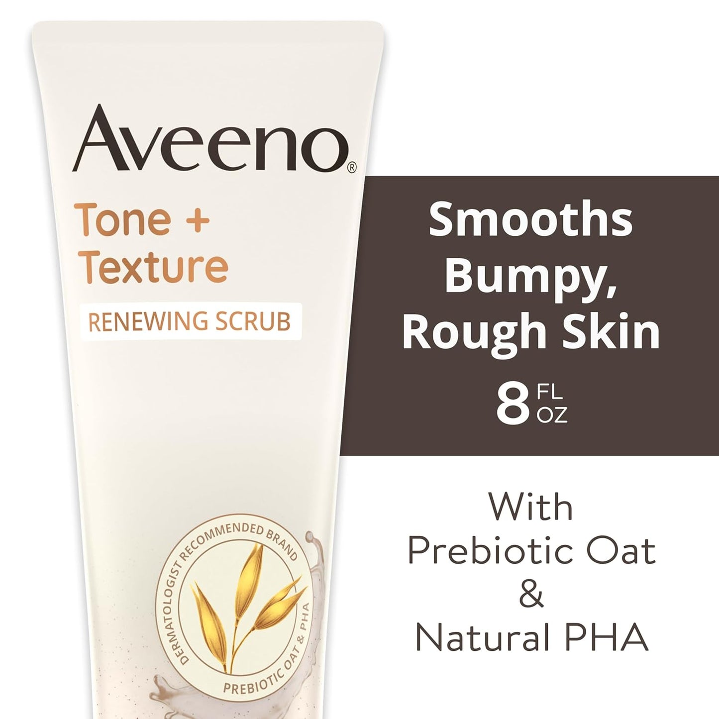 Aveeno Tone + Texture Renewing Body Scrub, 227 g / 8 oz