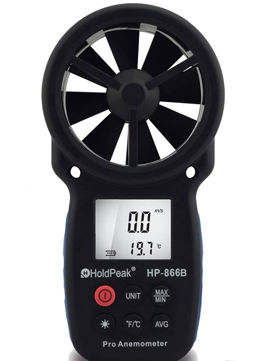 HOLDPEAK 866B Digital Anemometer Handheld Wind Speed c