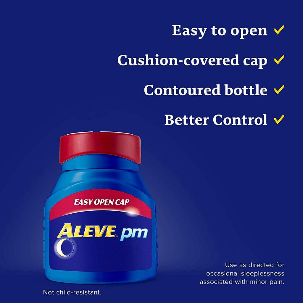 Al e ve PM Caplets, Nighttime Sleep Aid, Reliever, 80 Caplets (Easy Open Cap)