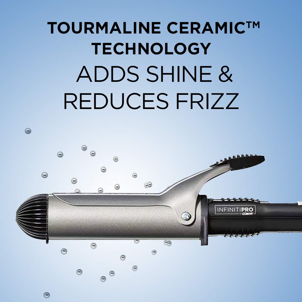 INFINITIPRO BY CONAIR Nano Tourmaline Ceramic Curling Iron, 1 1/2-inch Curling Iron