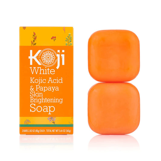 Koji White Kojic Acid & Papaya Skin Brightening Soap 2 Bars 160g