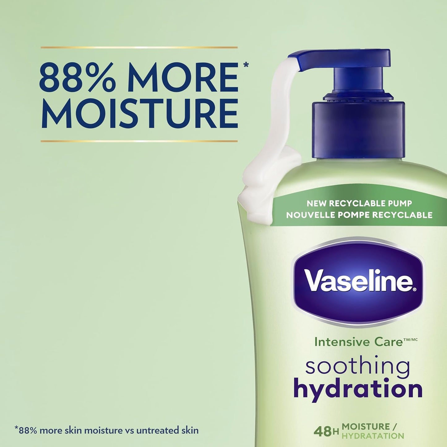Vaseline Soothing Hydration Intensive Care Lotion, 600 ml / 20.3 fl oz