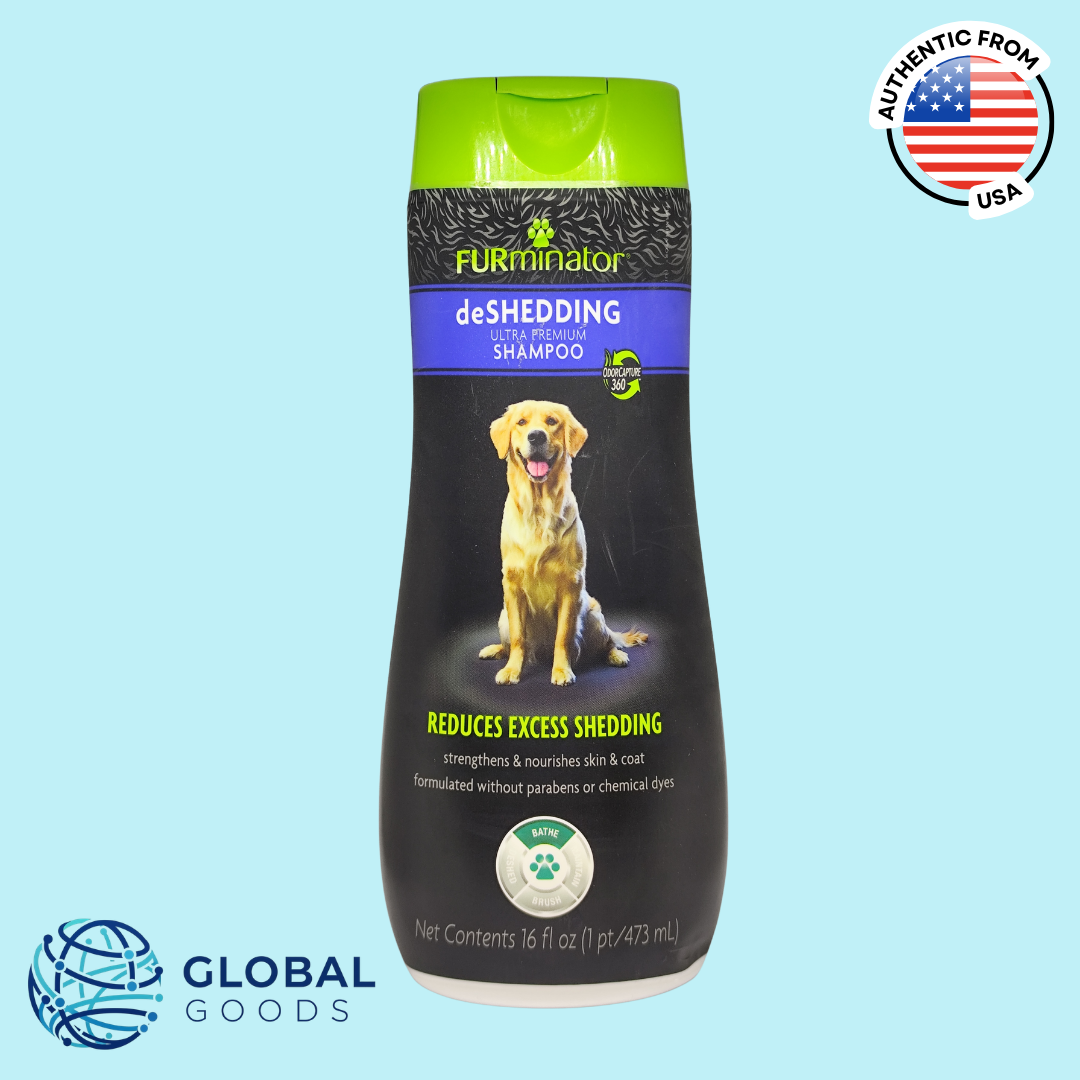 Furminator DeShedding Shampoo for Dogs, 16 fl. oz. / 473 ml