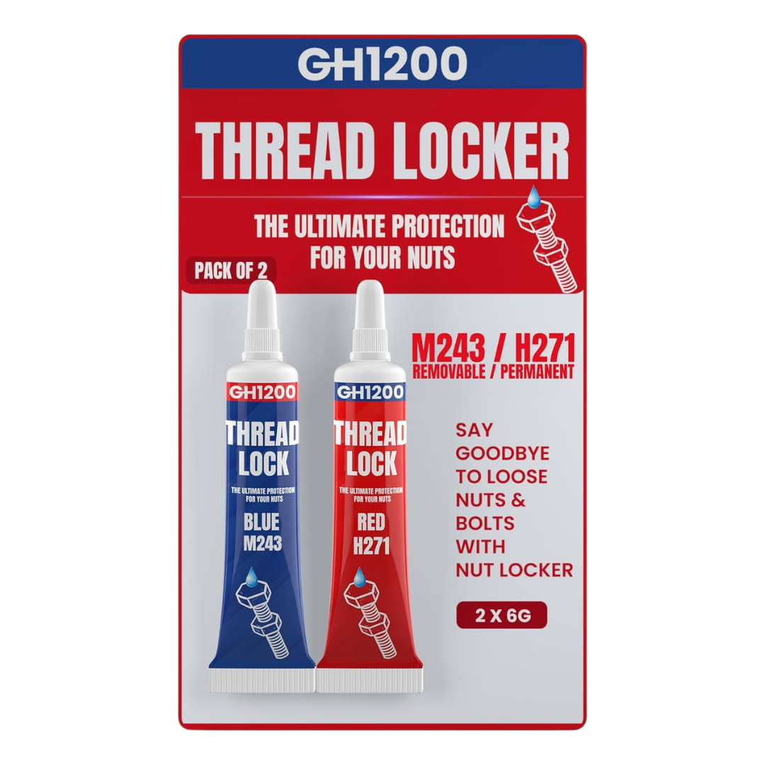 GH1200 Thread Locker M243 Removable / H271 Permanent, Pack of 2