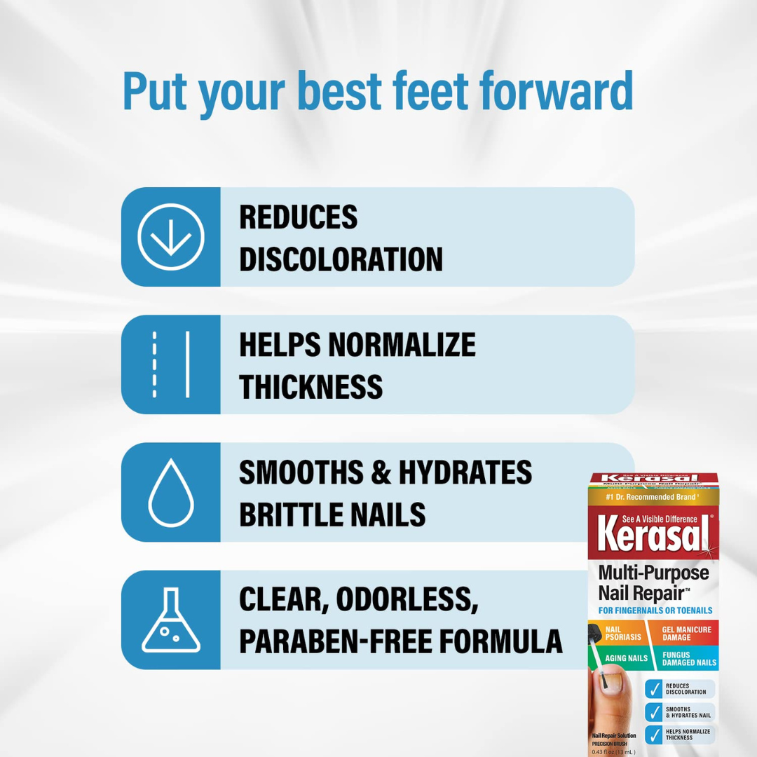 Kerasal Multi- Purpose Nail Repair For Fingernails Or Toenails 0.43 fl oz / 13ml