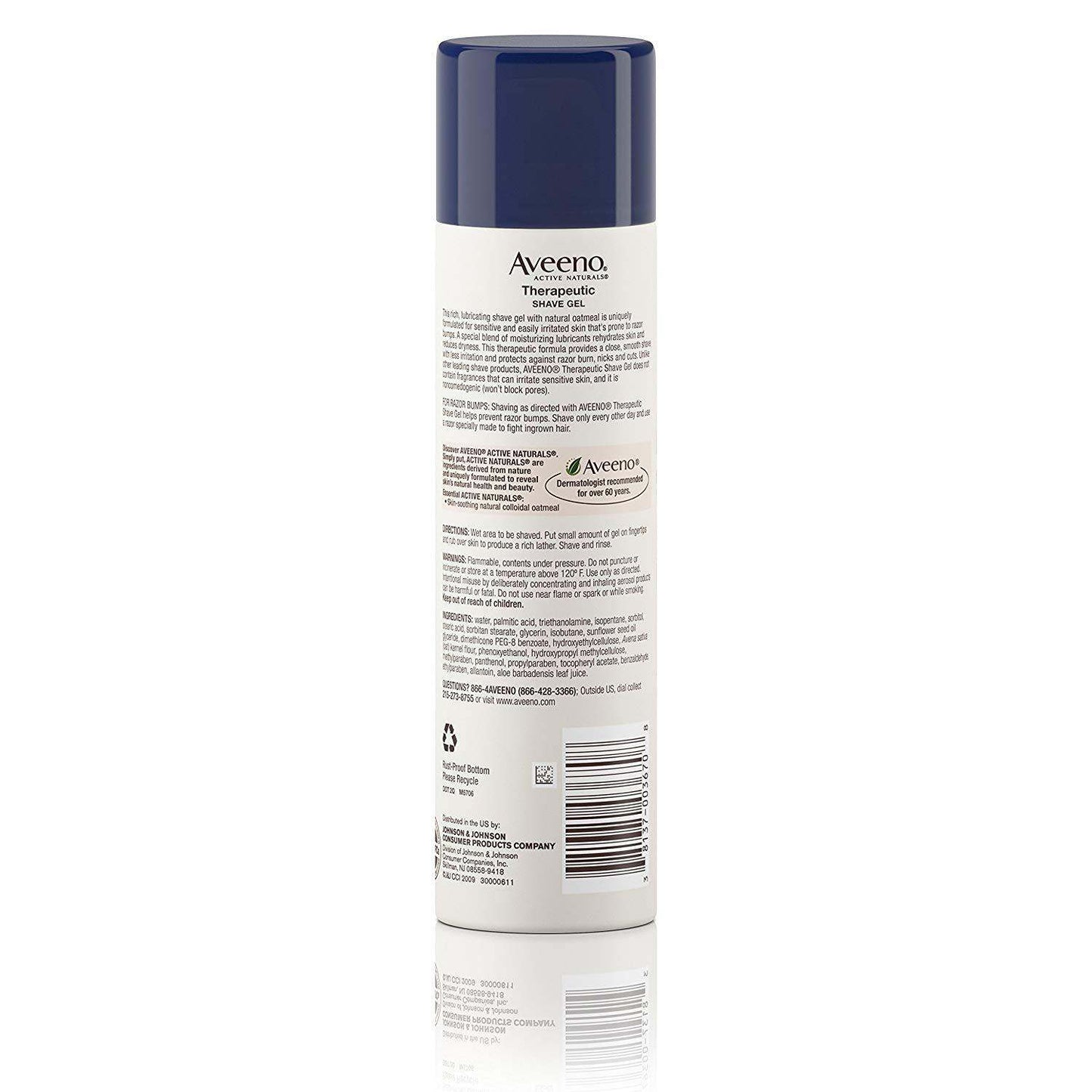 Aveeno Active Naturals Shave Gel 7 oz / 198g