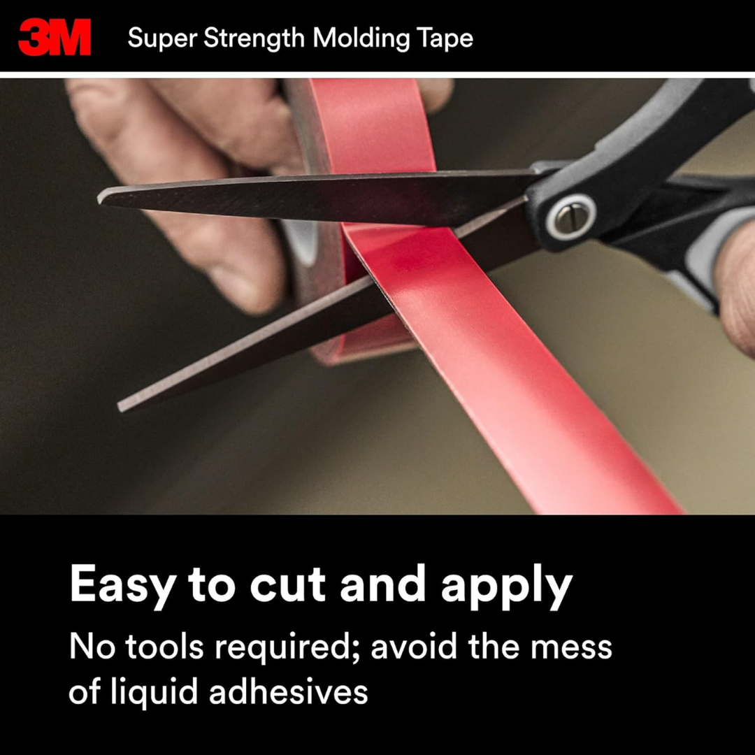 3M Auto Super Strength Molding Tape 3614 Stage 2, 1/2 in x 15 ft