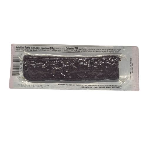 Jack Link’s Original Beef Strip Slow Smoked, Dried & Seasoned Meat Bar Smoke Flavor Added, 25 g / 0.9 oz