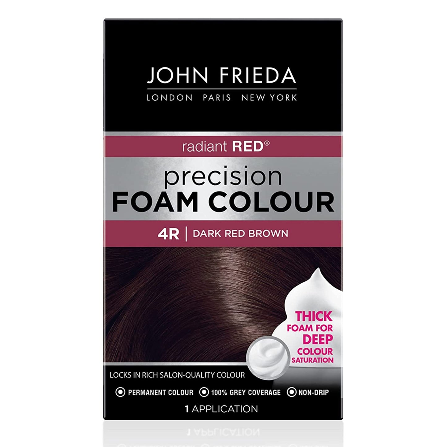 John Frieda London Paris New York Precision Foam Color 1 Application