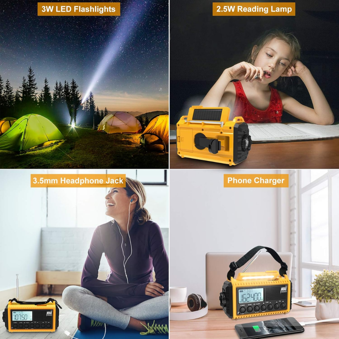 Raynic Emergency Alert Radio CR1009Pro