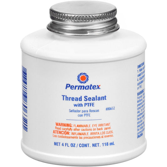 Permatex 80632 Thread Sealant with PTFE 4 oz.