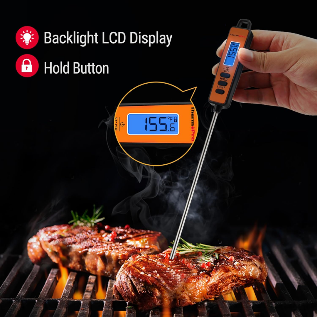 ThermoPro Temperature Infrared & Instant Read Thermometer Bundle for Meat