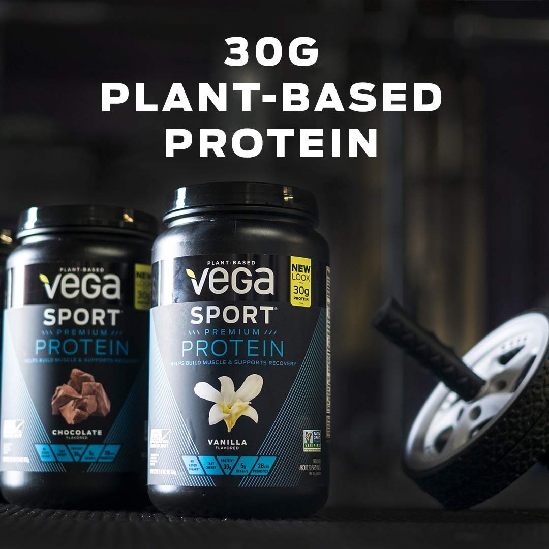 Vega Sport | Premium Protein, Vanilla (20 Servings, 29.2 oz)