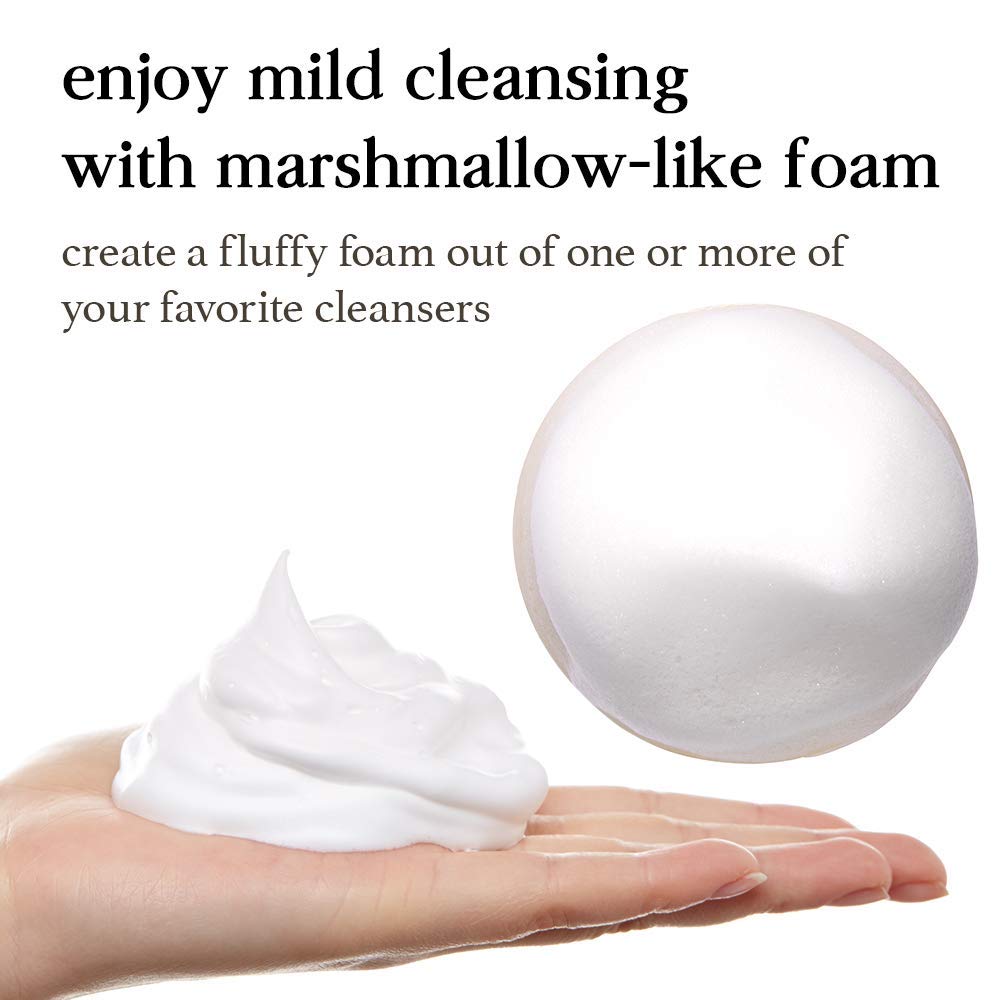 NOONI Marshmallow Whip Maker Foam Cleanser, Rich Foam Maker for Face Wash, Korean Skincare Tools