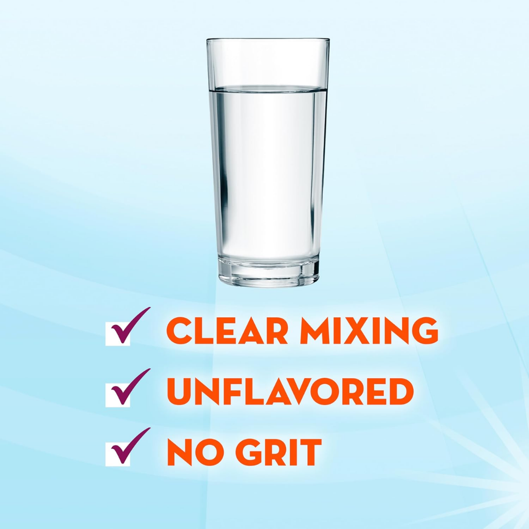 Meta Mucil Clear Fiber Blend Supplement, Unflavored, 11.6 oz / 330 g