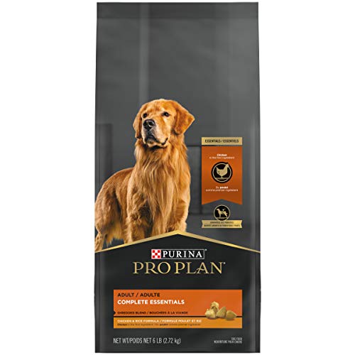 Purina Pro Plan with Probiotics Shredded Blend High Protein, Adult Dog Dry Food, Chicken & Rice Formula, 6 lb.
