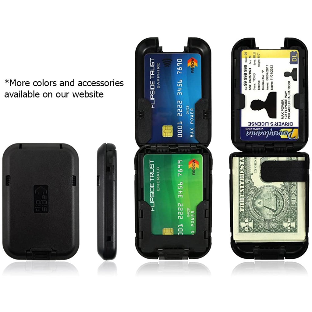Flipside Wallet Flipside 4 RFID Blocking Wallet for Men with Removable Money Clip,