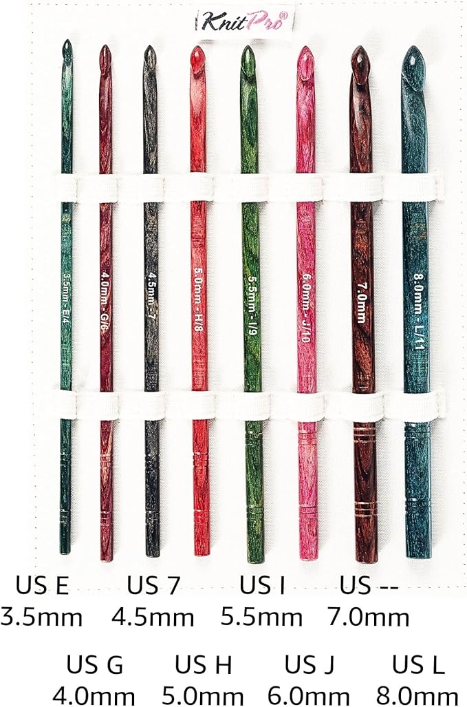 KnitPro Dreamz Deluxe Single Ended Crochet Hook Set - (200649)