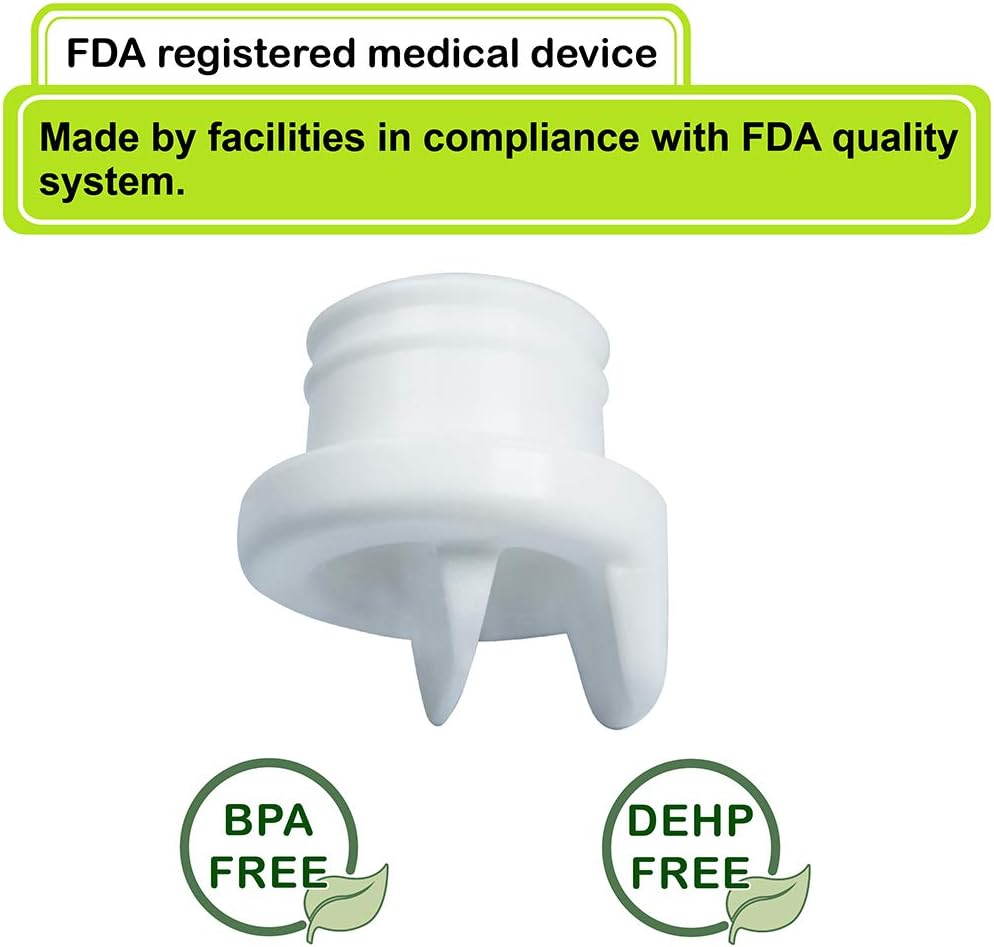 Nenesupply Valves For Medela Breastpumps & Avent Breastpumps (4 White Valves)