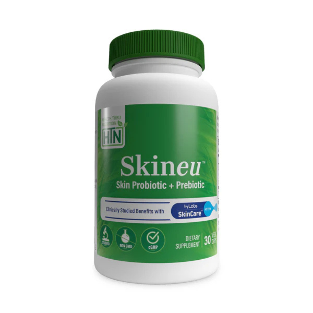 Health Thru Nutrition Skineu Skin Probiotic + Prebiotic 30 Vege Caps